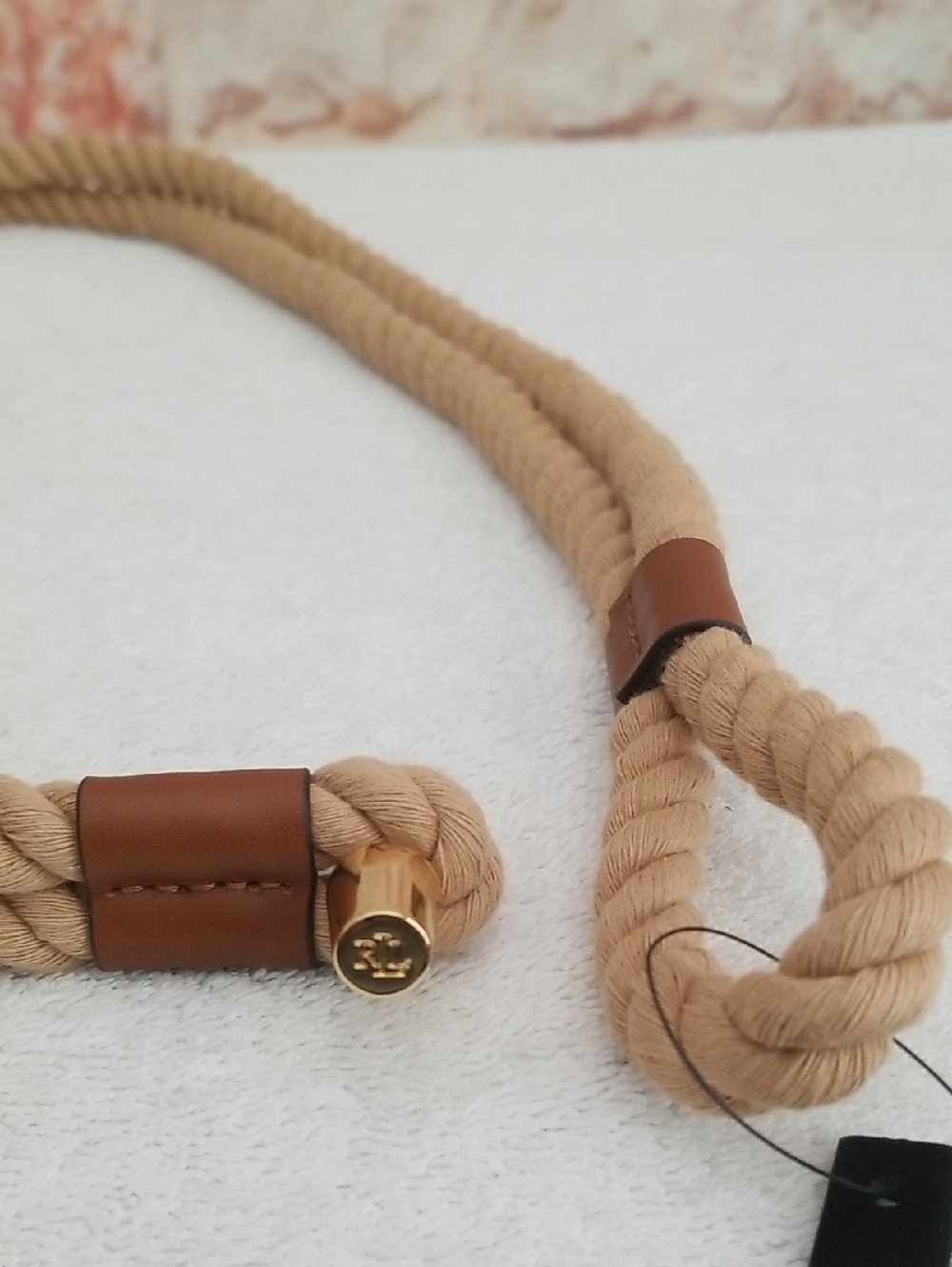 New Ralph Lauren Rope Toggle Belt - Picture 11 of 11